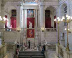 You will amaze to know the fact that the Grand Sta You will amaze to know the fact that the Grand Staircase is made of a single piece of San Agustin marble. It is beautifully decorated with two lions.